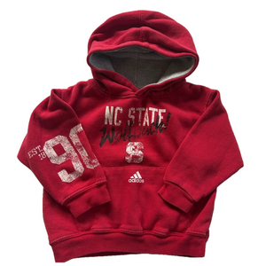 3/20$ Adidas toddler red hoodie size 4T